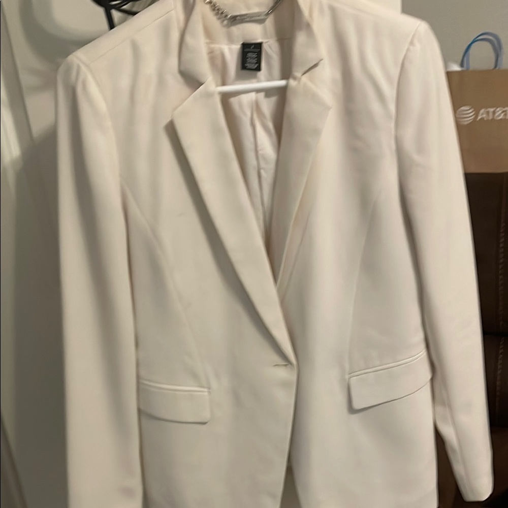 Women's White Blazer